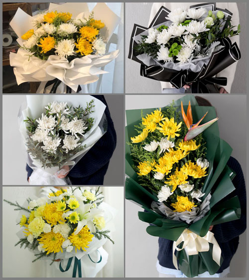 福建莆田仙游县龙华镇团结村白事花束代送